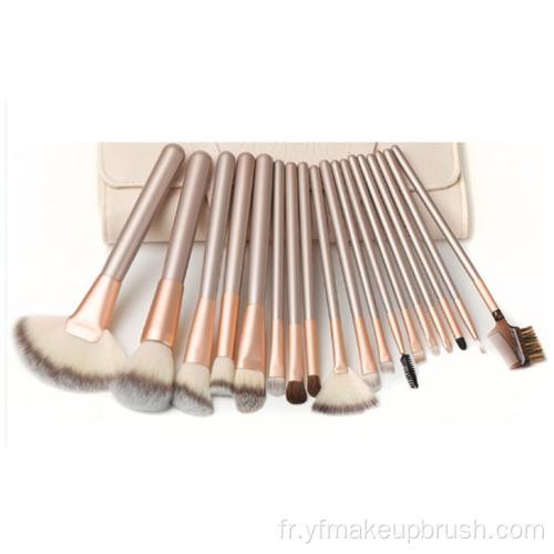 Brosse de maquillage professionnel Ensemble 24pcs logo personnalisé